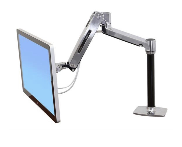 Ergotron LX HD SitzSteh Tischhalterung 46“ 13,6kg Monitorarm 45-384-026
