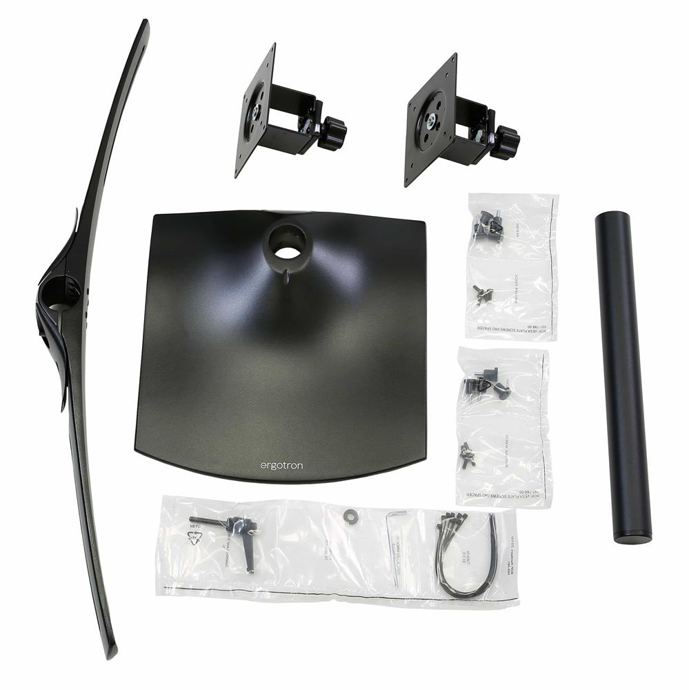 Ergotron DS100 - Dual Monitor Ständer/Standfuß Horizontal NEU in OVP 33-322-200 - Bild 7 von 11